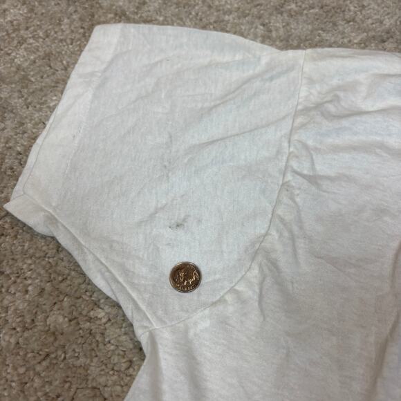 Vintage 80s Try To Burn This One A**hole US Flag Patriotic Shirt XL - Picture 10 of 13